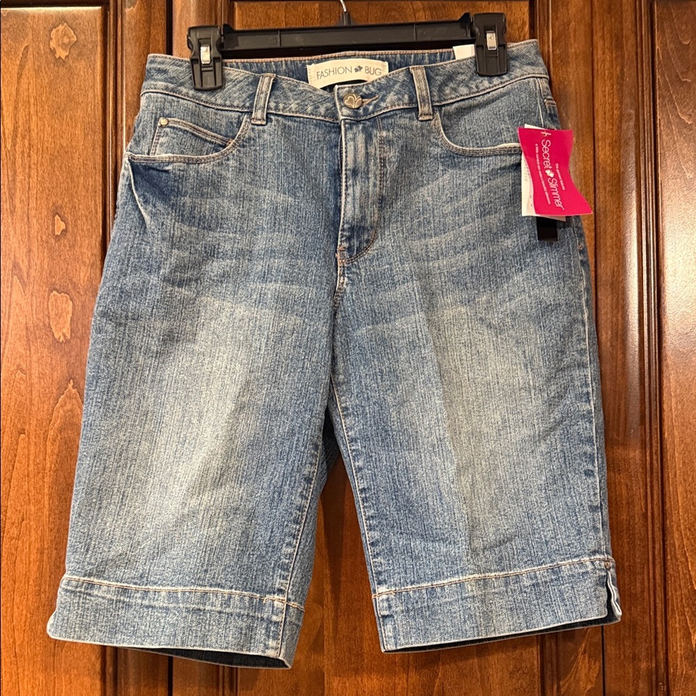 Fashion Bug Secret Slimmer Blue Denim Shorts
